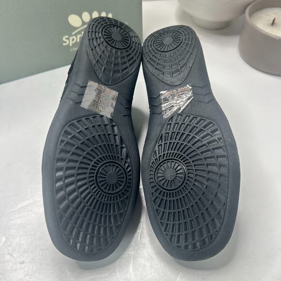 Spring Step Racer Suede/Mesh Sneaker Black 175062106 Women 5.5/EU36 NWB Casual - Picture 8 of 9